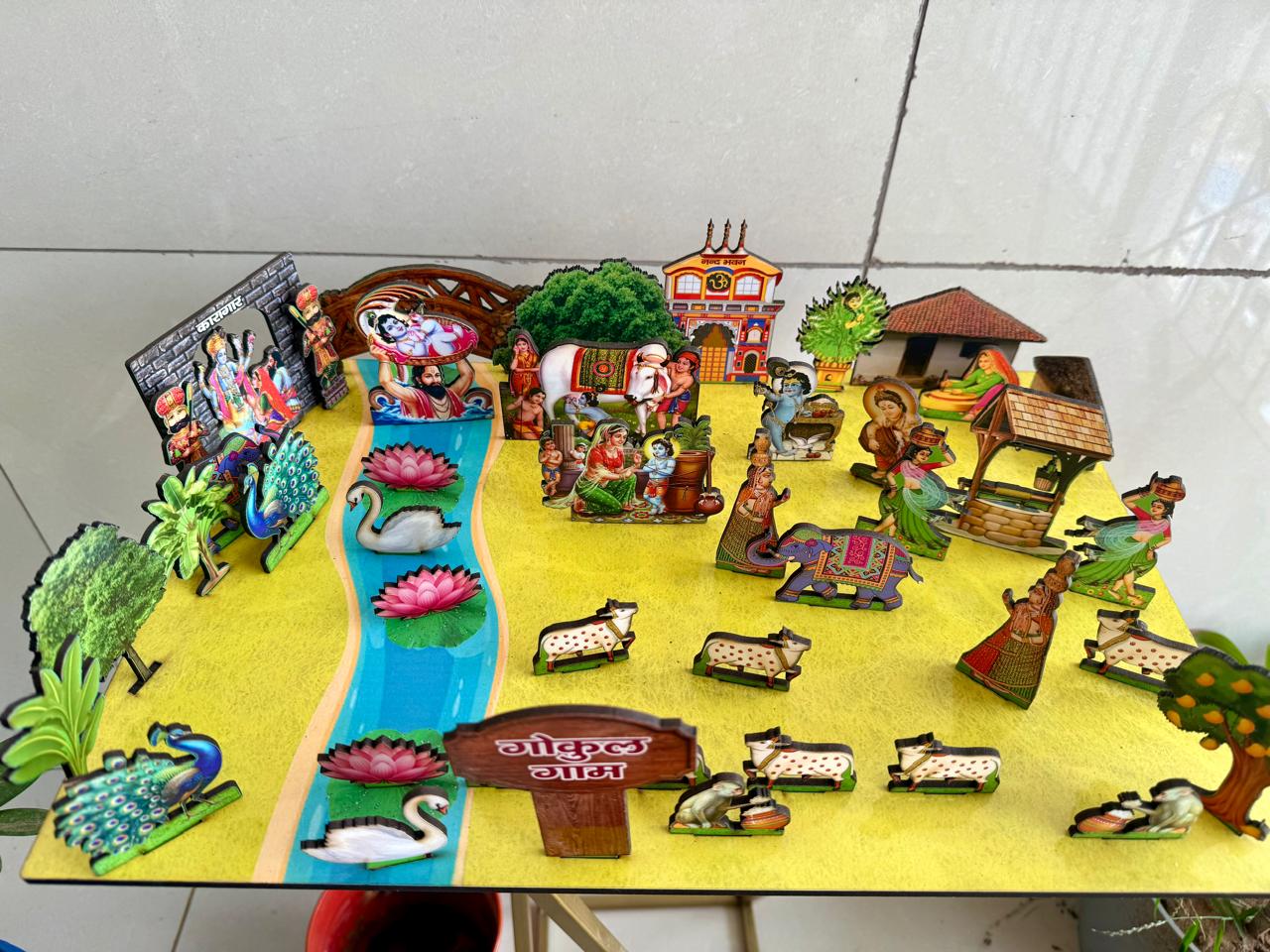Gokul Village Model in MDF