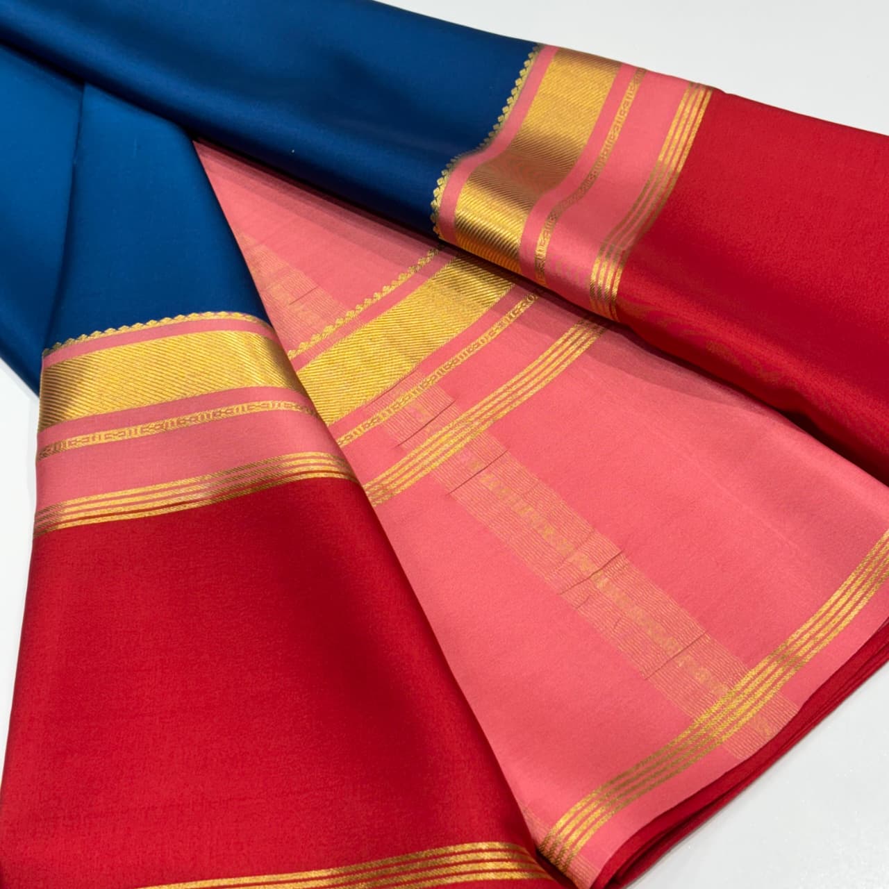 KSIC 3D Pattern Pure Mysore Silk Sarees