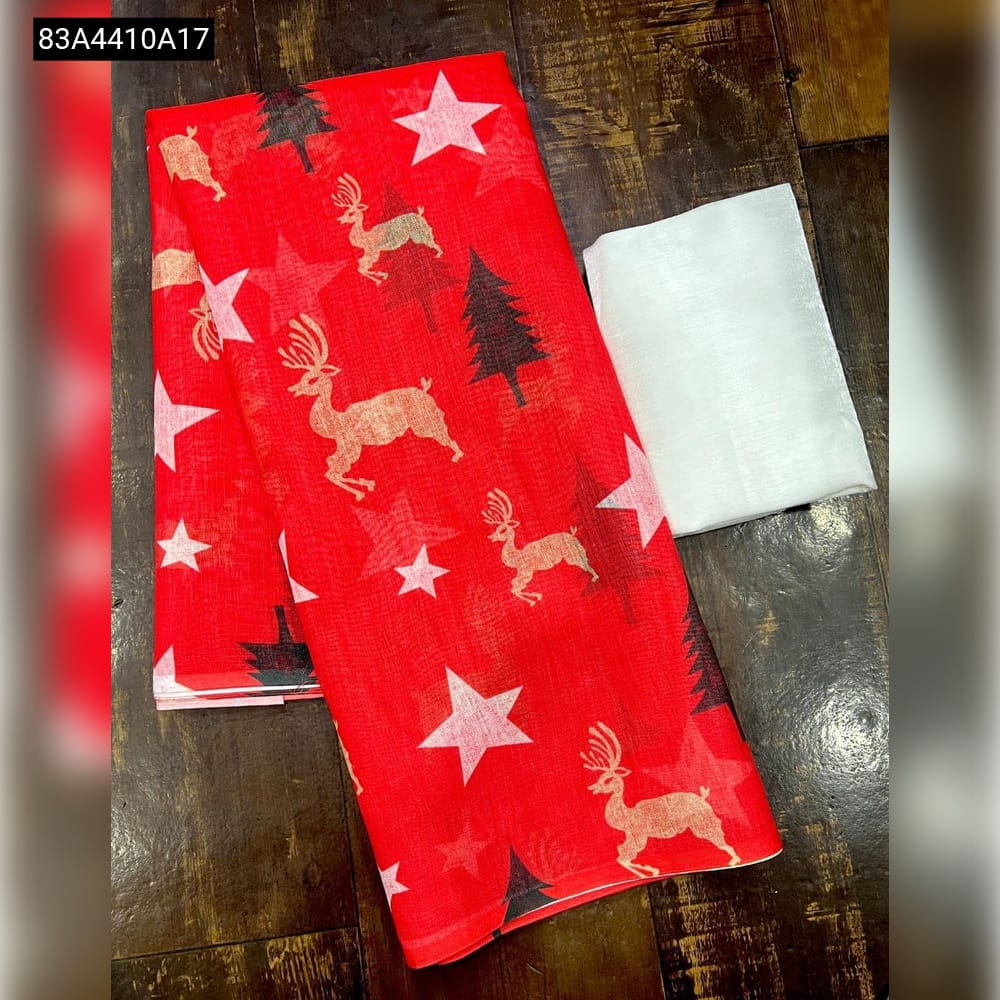 Christmas Special Linen Sarees