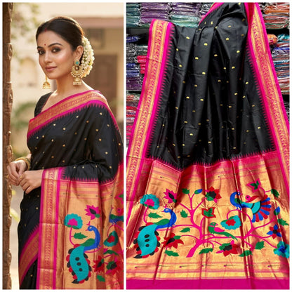 Kadiyal Paithani Silk Sarees