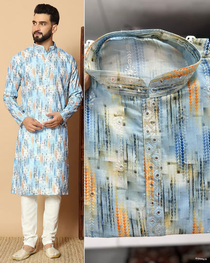 Men's Cotton Kurta with Pyjama