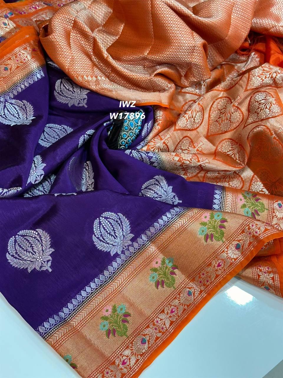 Semi Dupion Sarees