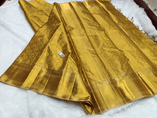 Golden Kanchi Bridal Silk Sarees