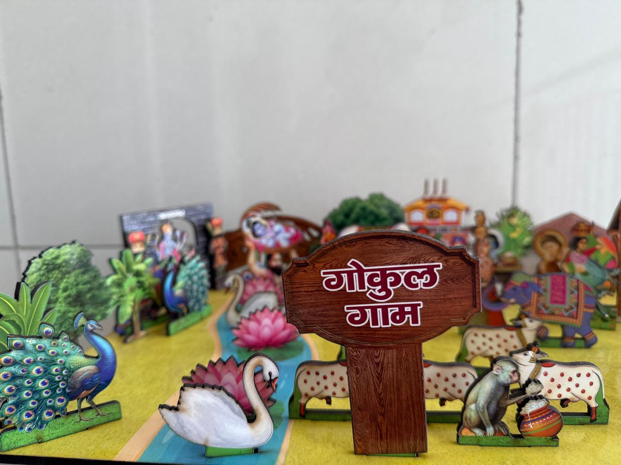 Gokul Village Model in MDF