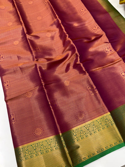 Semi Silk Embossed Sarees