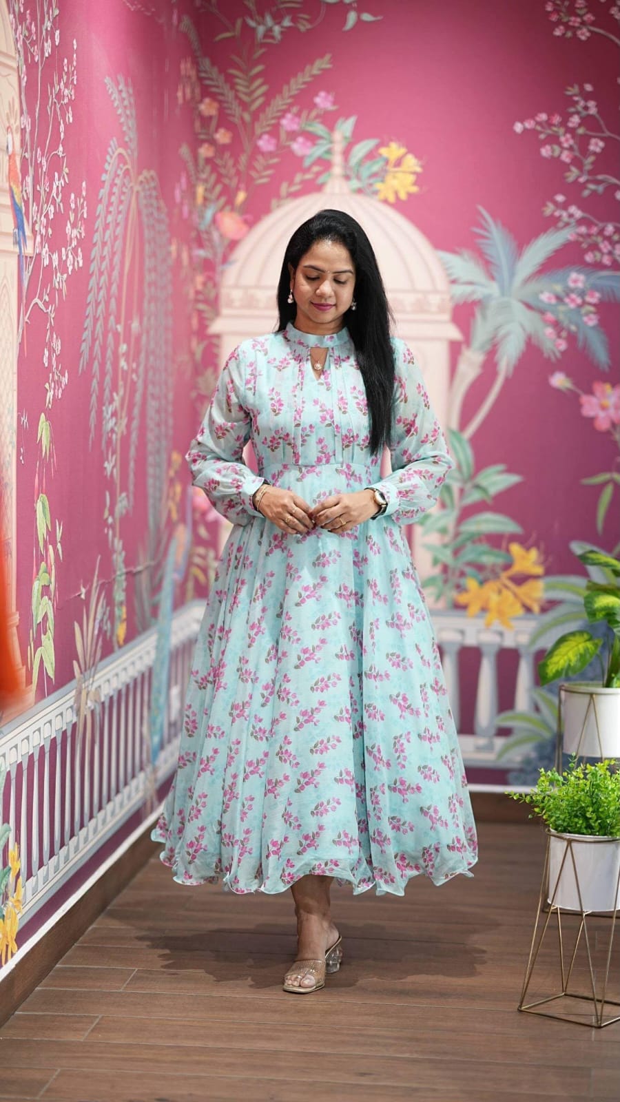 Georgette Midi Dress