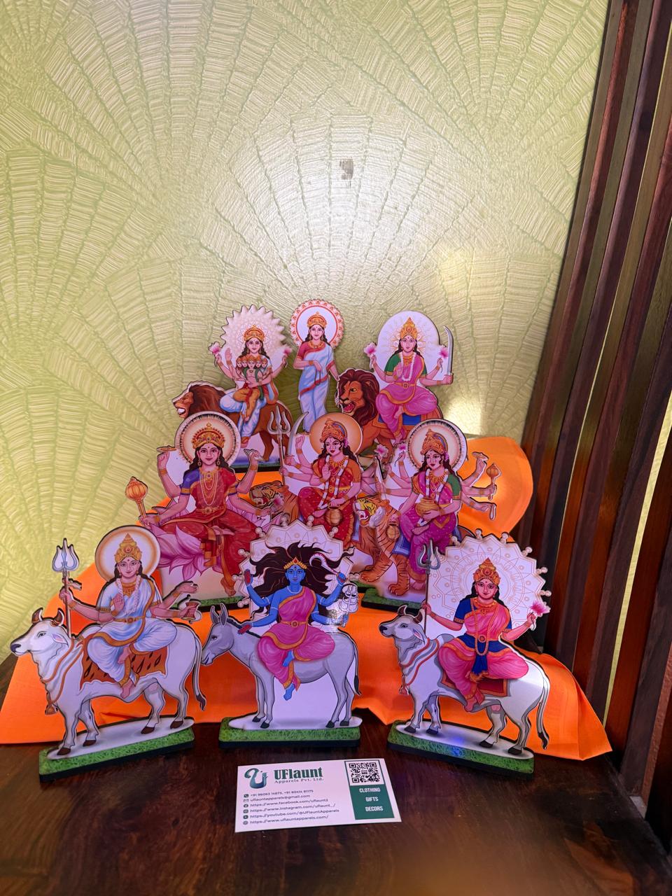 Navadurga CutoutsSet of 9