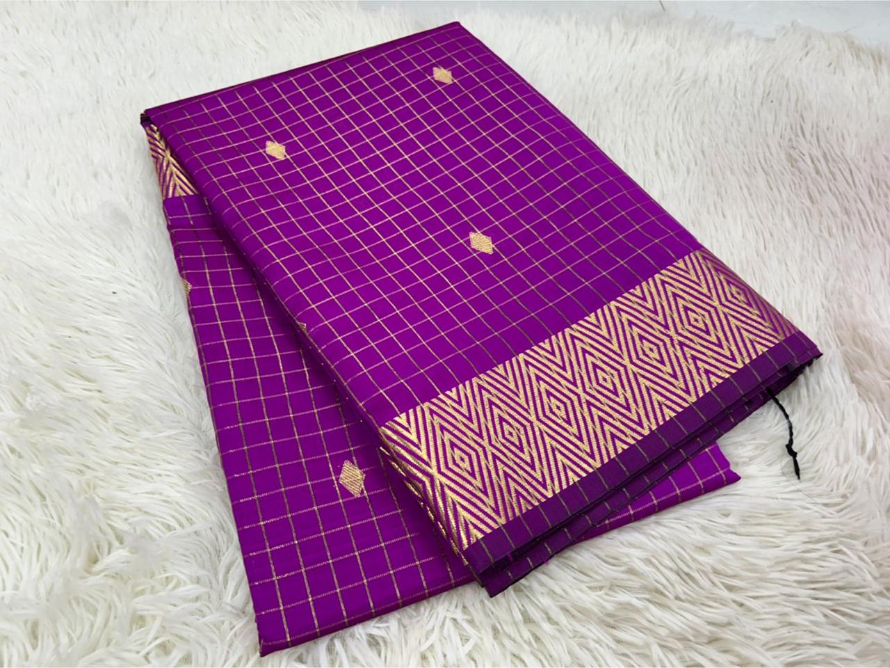 Semi Silk Vaira Oosi Sarees