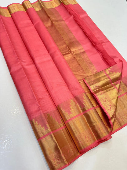 Temple Border Kanchi silk sarees