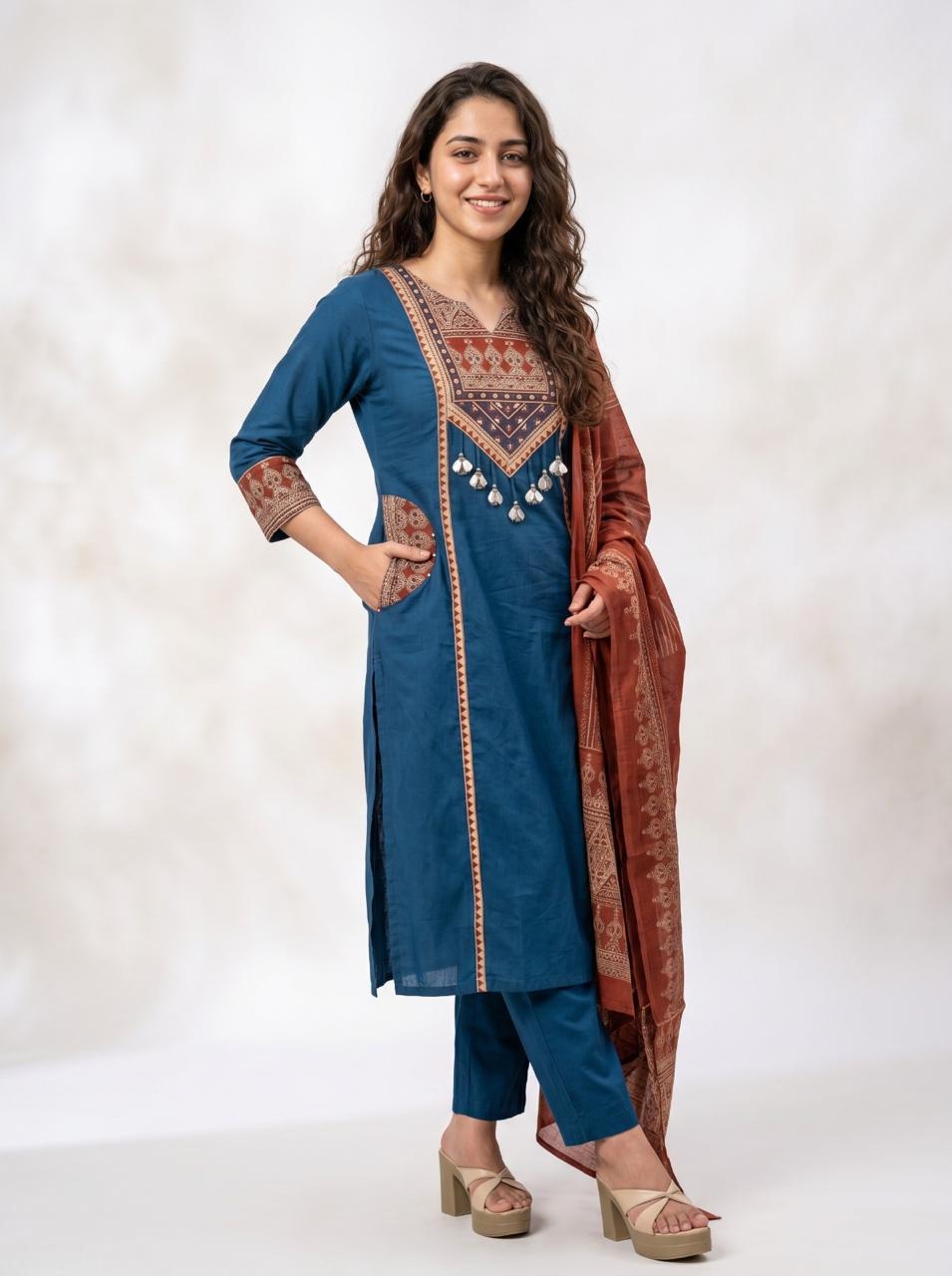 Cotton Readymade Salwar Sets