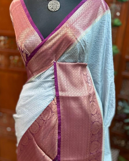 Semi Dupion Sarees