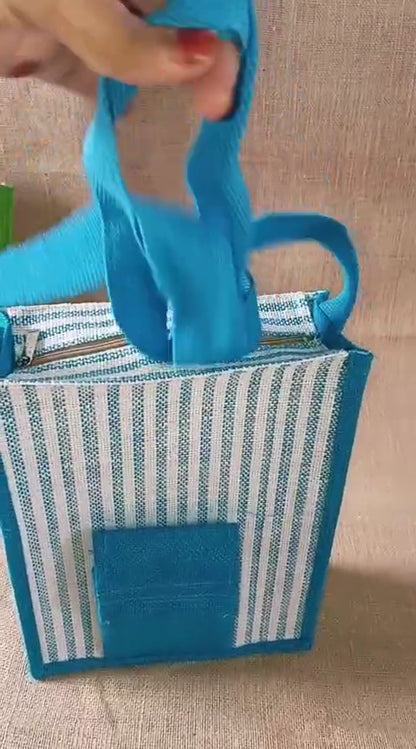Jute Shoulder Bags Set of 4