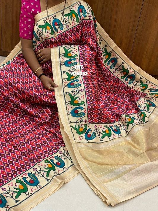 Patola soft silk saree
