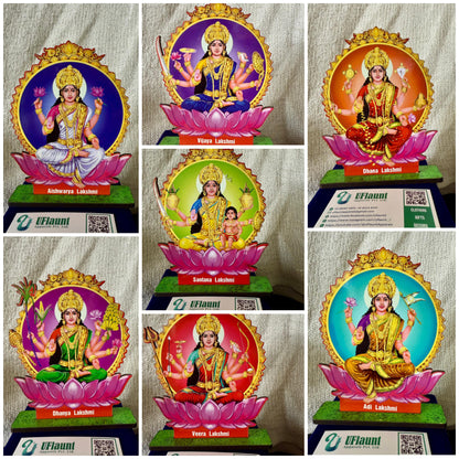 Ashtalakshmi Magnets, Cutouts & Diya Stands