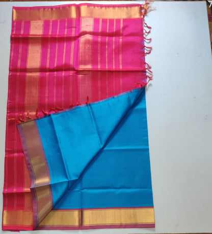 Plain Pure Silk Cotton Sarees