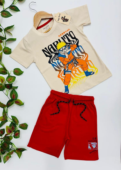 Boys Half Sleeve Cotton T Shirt and Shorts Sets