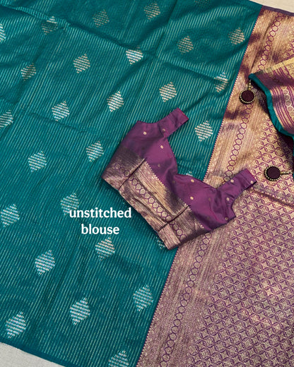 Madhuram Semi Silk Sarees