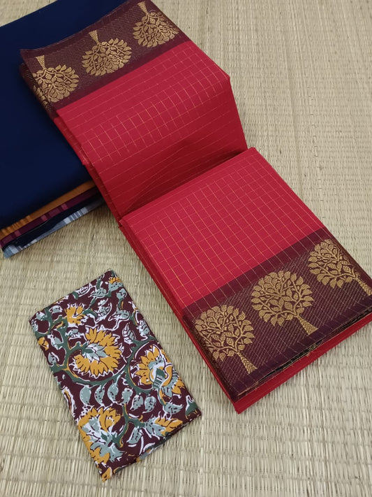 Kanchi Sungudi Cotton Sarees