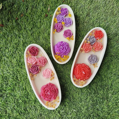 Scented Flower Bouquet Candles