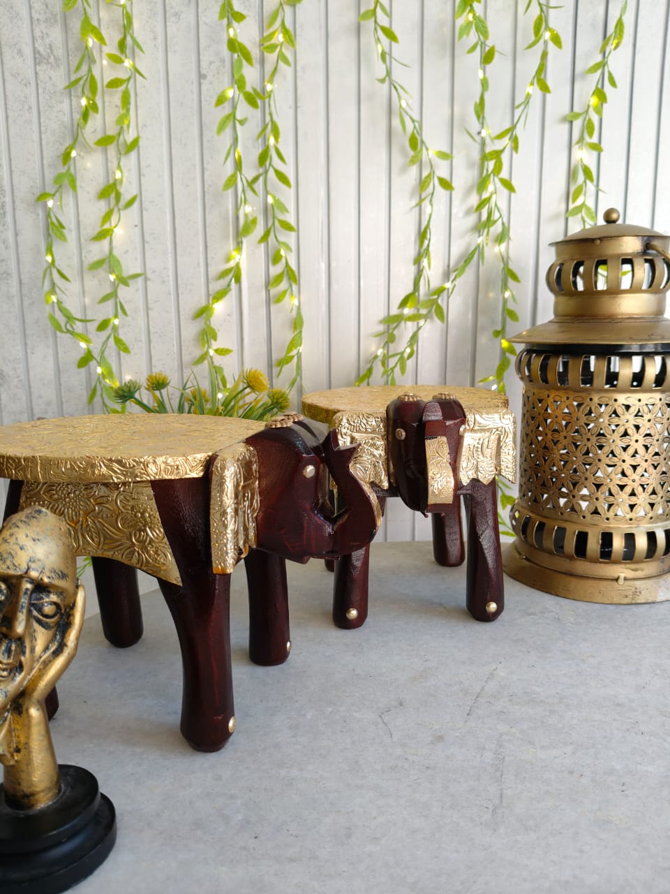 Elephant stools in Pair
