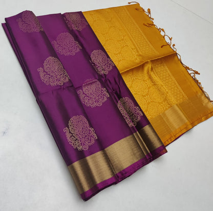 Tissue Border Kanchi Silk Sarees