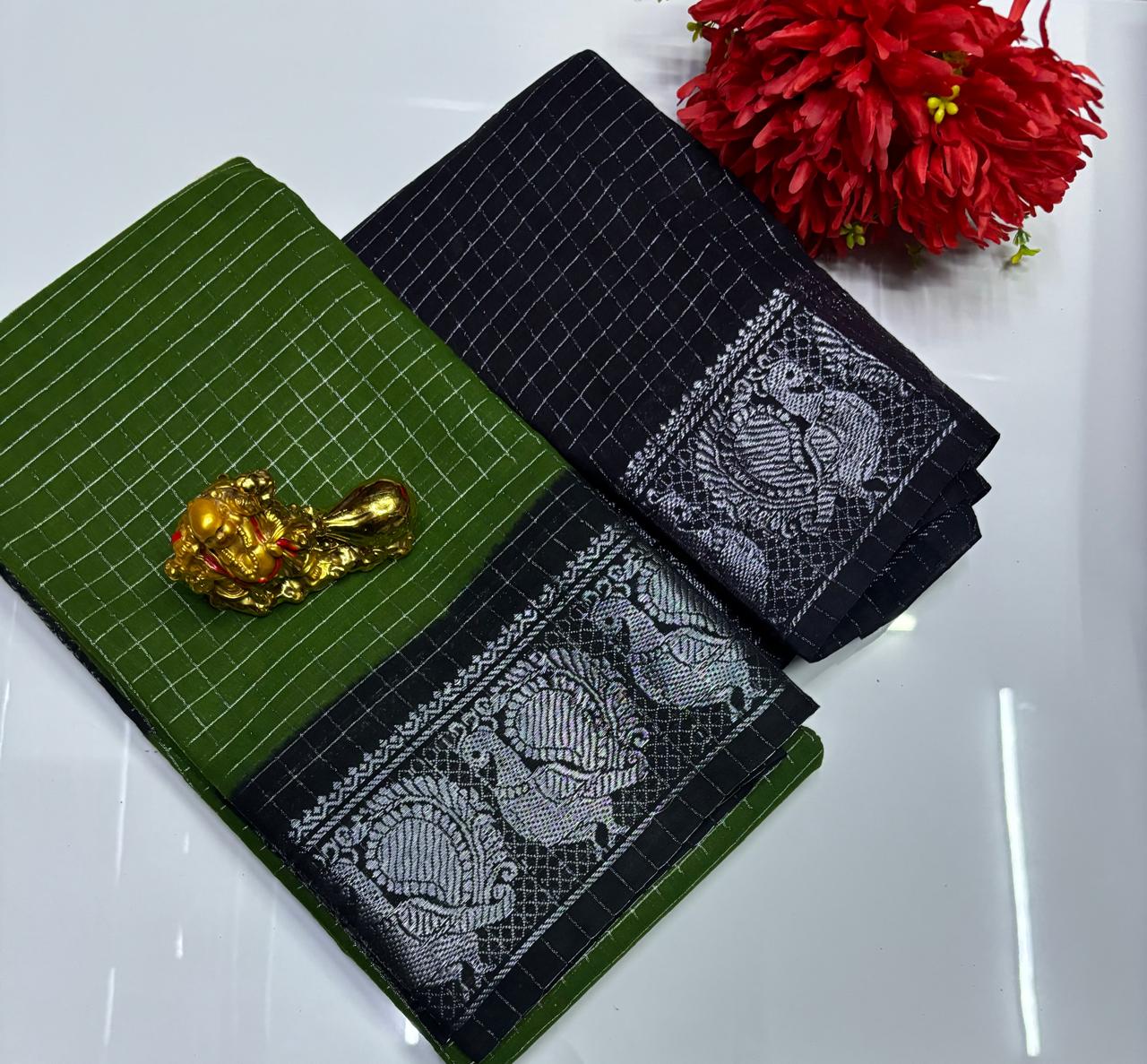 Kanchi Sungudi Cotton Sarees