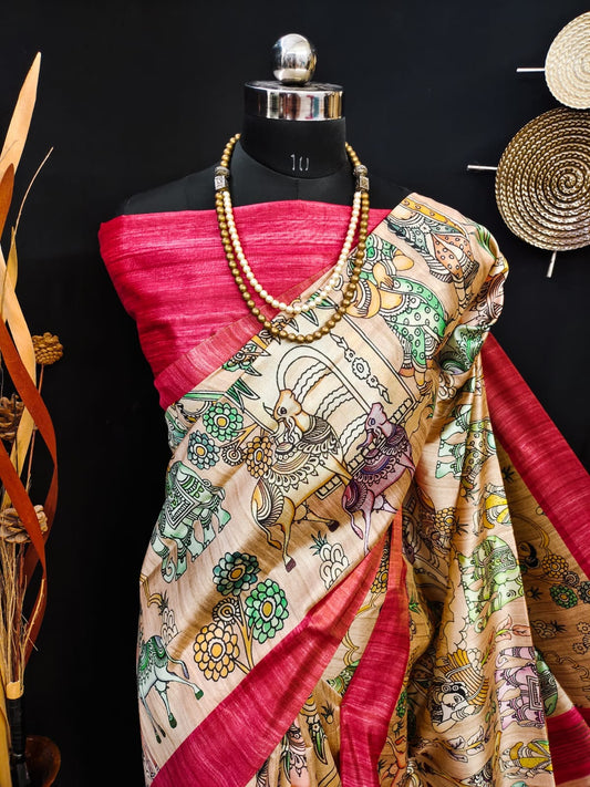 Tussar Saree