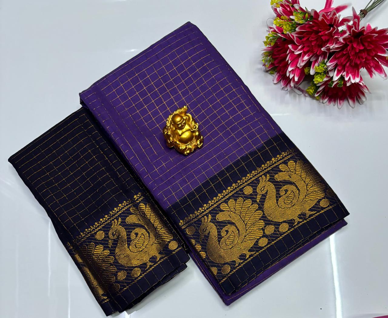 Kanchi Sungudi Cotton Sarees