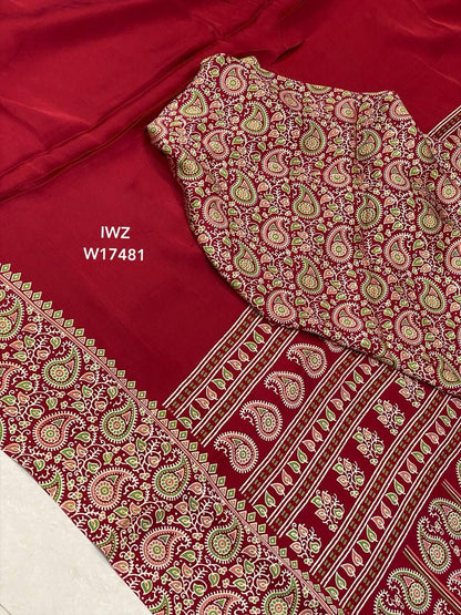 Satin Silk Saree