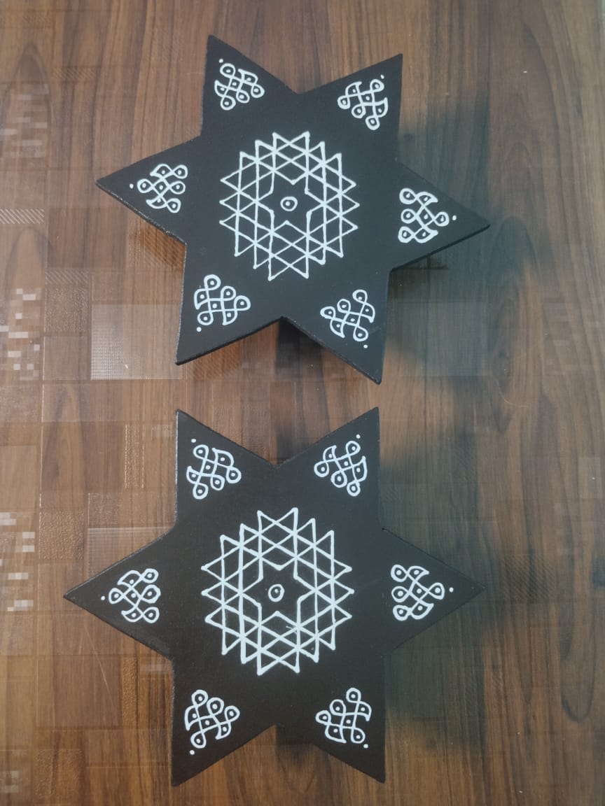 Star Pooja Manai Set of 10