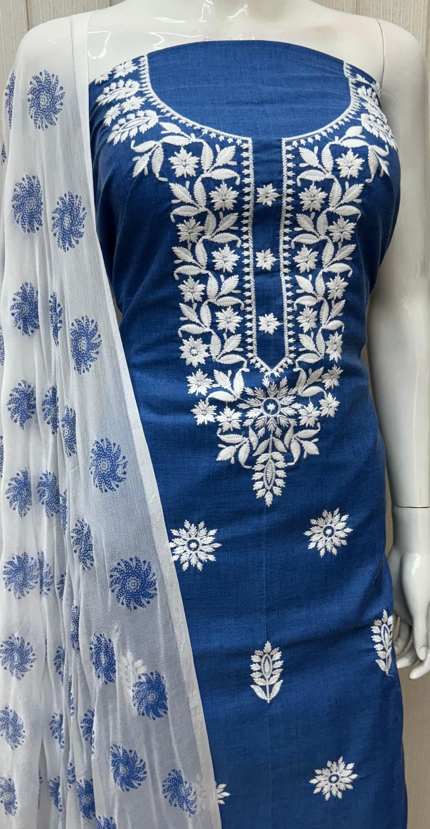 Denim cotton dress material