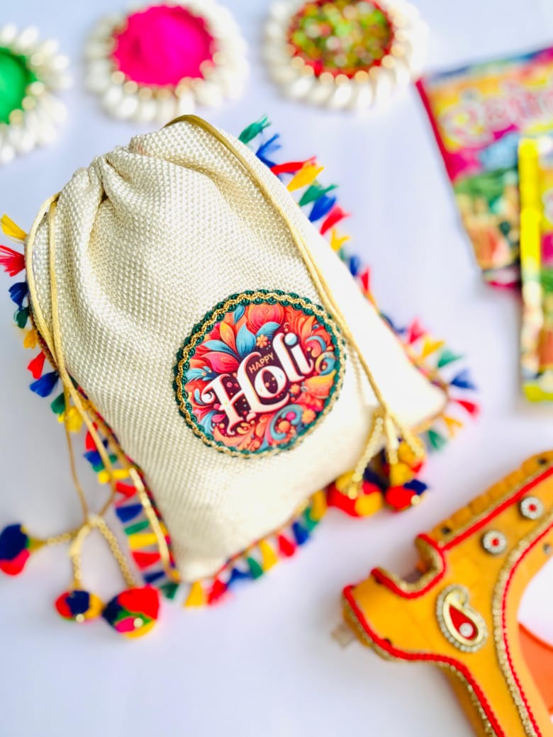 Holi Jute Potlis 10 Nos.