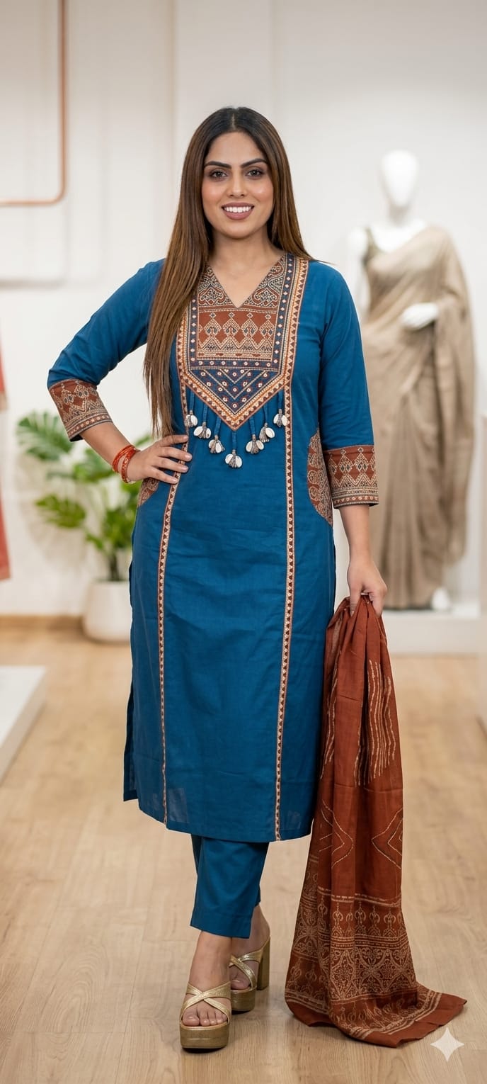 Cotton Readymade Salwar Sets
