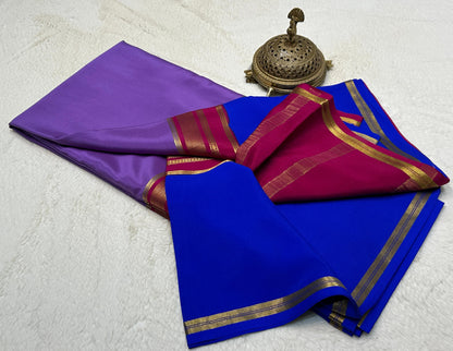 KSIC 3D Pattern Pure Mysore Silk Sarees