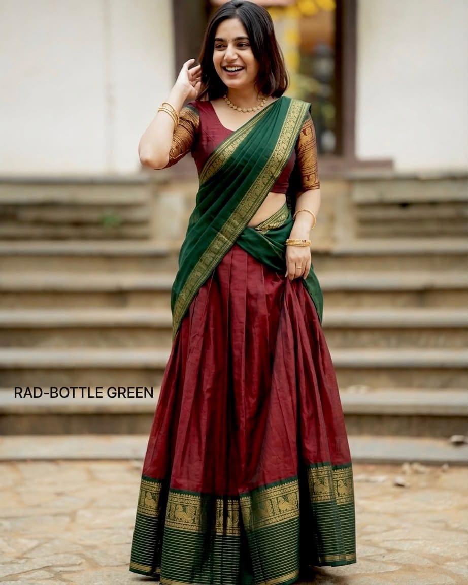 Kanjivaram Silk Half Saree sets