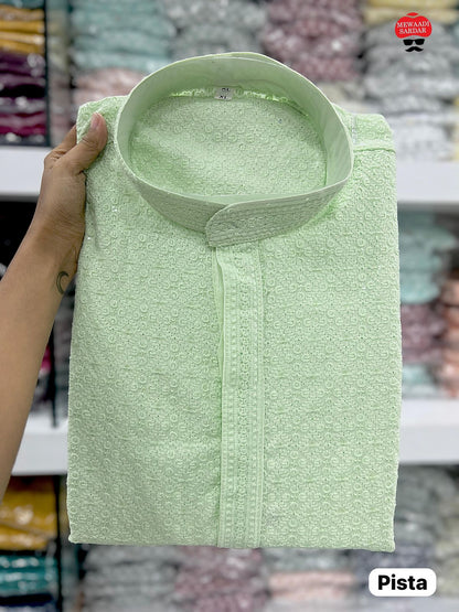 Men's Lucknowi Rayon Kurta