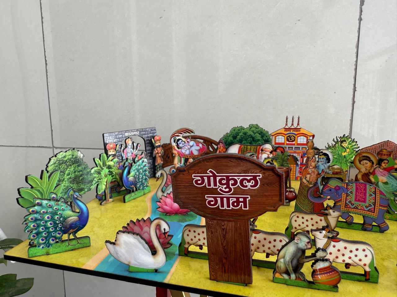 Gokul Village Model in MDF